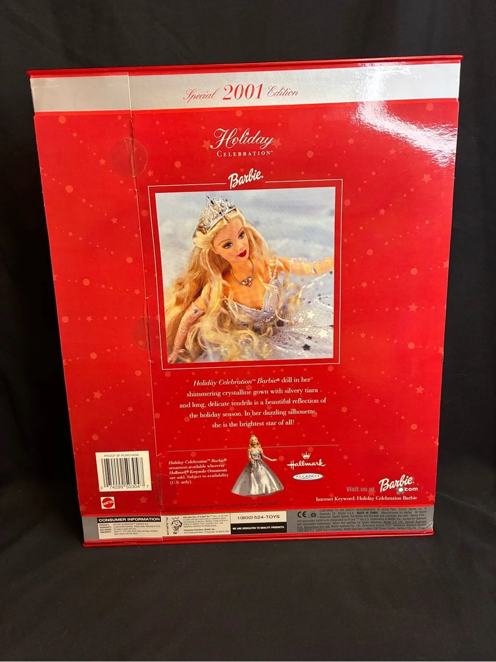 2001 Holiday Celebration Barbie | Special Edition | NRFB